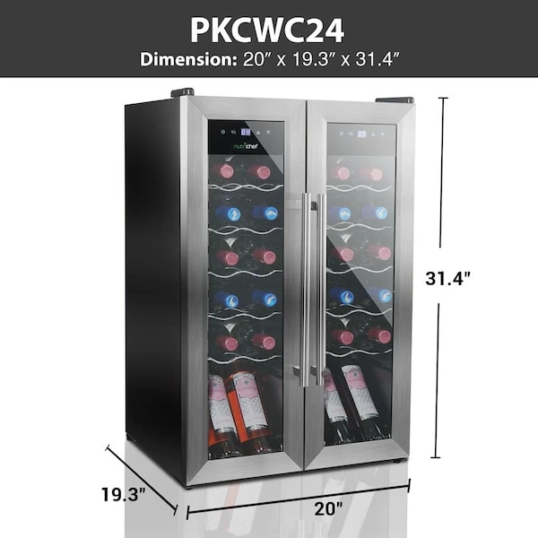 24Bottles Compressor Wine Cooler Ss Door - Image 5