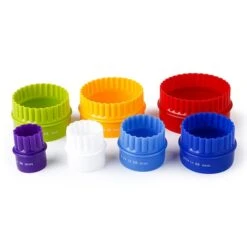 7-Pack: Two-Sided Biscuit Cutter Set For Cookies And Fondant Cakes, 7PK