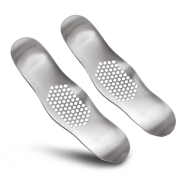 Stainless Steel Garlic Crusher Press And Peeler With Cleaning Brush 3-Piece Set, 2PK