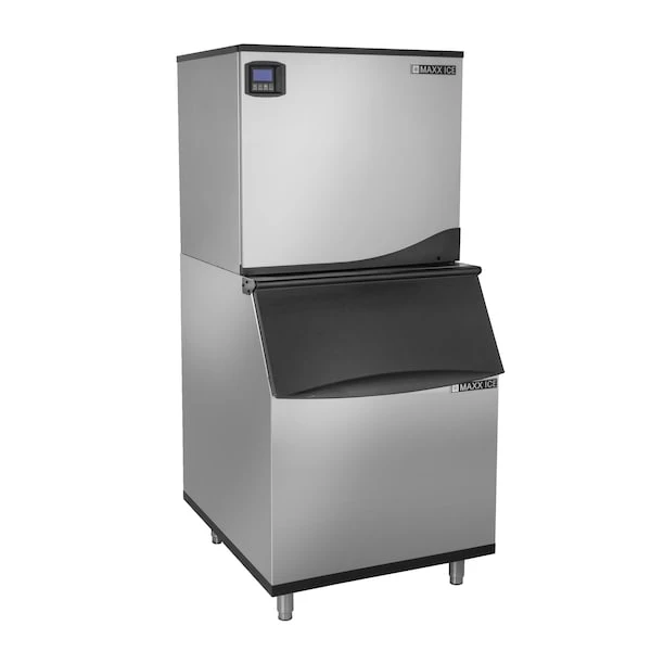 Intelligent Series Modular Ice Machine, 30 In.W, 650 Lbs, And Storage Bin, 30 In.W, Stainless Steel