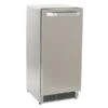 Shallow Depth Outdoor Built-In Undercounter Ice Maker, 15 In., 25 Lbs, Crescent Cubes, Stainless Steel