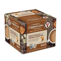 White Chocolate Caramel Cappuccino Single Serve Cup, PK42