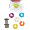 Stopper And Wine Charm Set