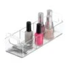 3 X 3 X 9 In. Clarity Cosmetic Vanity Utensil Holder Plastic; Clear