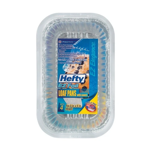 3 X 5 In. Mini Loaf Pan; Silver - Pack Of 9