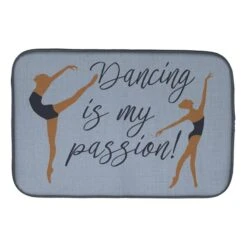 Dancing Is My Passion Dish Drying Mat