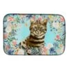 Bengal Spring Flowers Dish Drying Mat