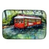 Little Red Street Car Dish Drying Mat