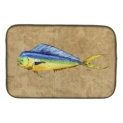 Dolphin Mahi Mahi Dish Drying Mat