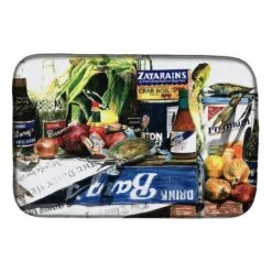 Crab In The Middle Dish Drying Mat