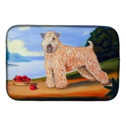 Wheaten Terrier Soft Coated Dish Drying Mat