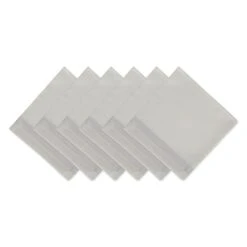 Silver Sparkle Stripe Napkin Set