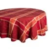 70 In. Round Harvest Wheat Jacquard Tablecloth