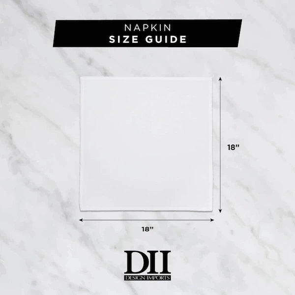 18 X 18 In. White Commercial Quality Napkin
