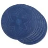 French Blue Floral Pp Woven Round Placemat