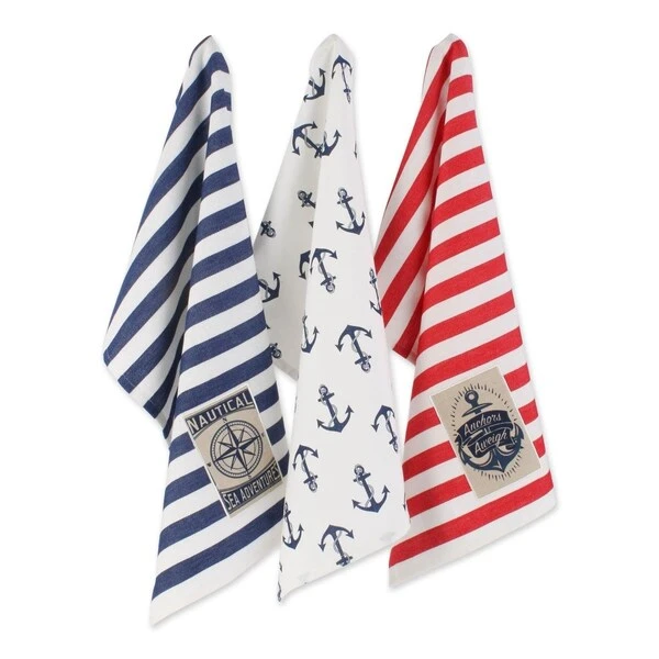 Maritime Embellished Dishtowel