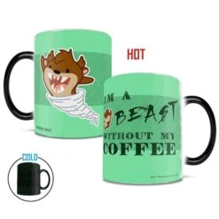 Looney Tunes Cartoon-Coffee Beast Morphing Heat-Sensitive Mug