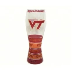 Jenkins JENKINS13283 Pilsner Glass- Virginia Tech Hokies