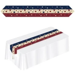 Printed Americana Table Runner; 11 In. X 6 Ft.