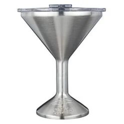 Orca 237175 Martini Glass; Stainless Steel - 8 Oz