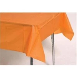 Plastic Table Cover Orange