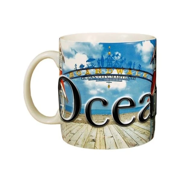 Americaware SMOCM01 Ocean City 18 Oz Full Color Relief Mug