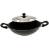 Hawkins Q55 Futura Non-Stick Deep-Fry Pan(Kadhai) With Steel Lid And Round Bottom - 2.5 Litres