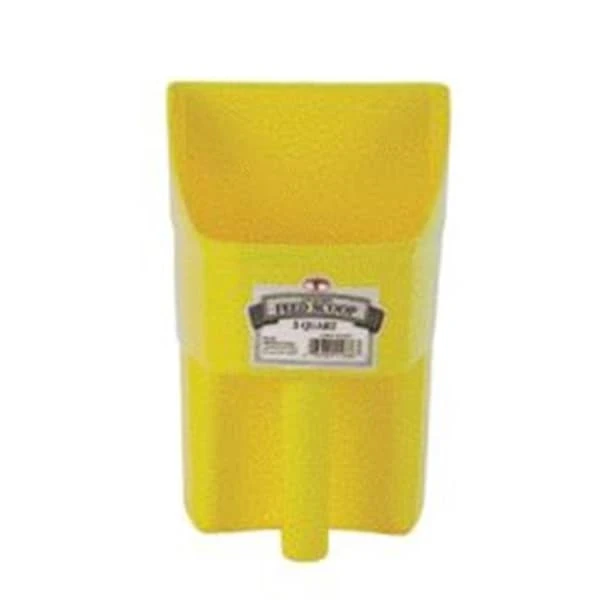 Miller Feed Scoop Yellow 3 Quart - 153867