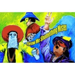 Mardi Gras Throw Me Something Mister Fabric Placemat