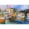 Shrimp Boat Warehouse Fabric Placemat