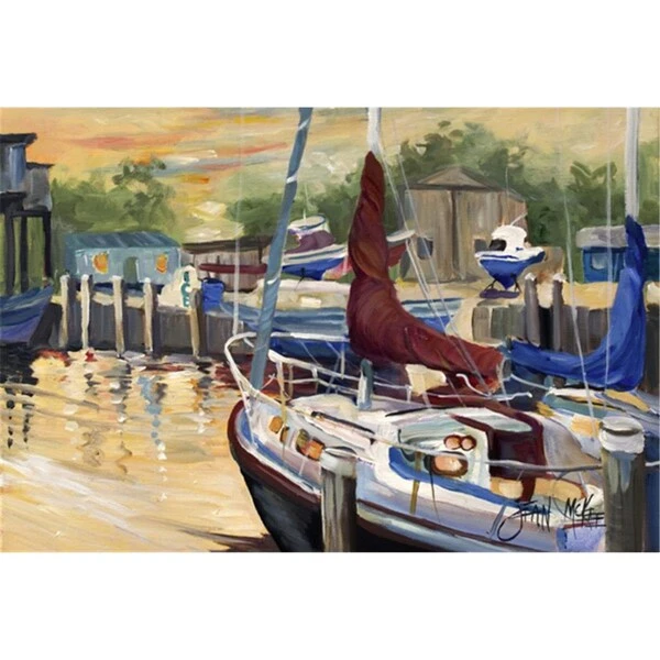 New Sunset Bay Sailboat Fabric Placemat