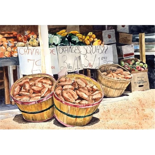 Carolines Treasures 8699PLMT Crawfish With Spices And Corn Fabric Placemat