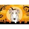 Halloween Borzoi Fabric Placemat