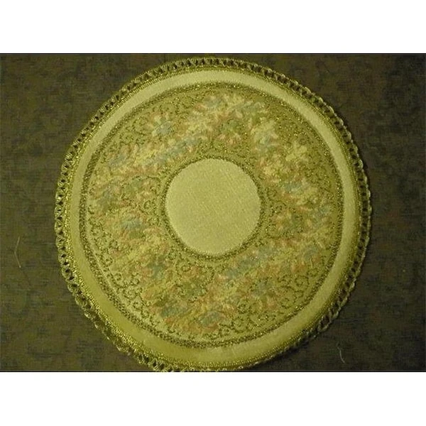 Tapestry Trading R914 10 X 14 In. Begium Doily Rubens; Gold