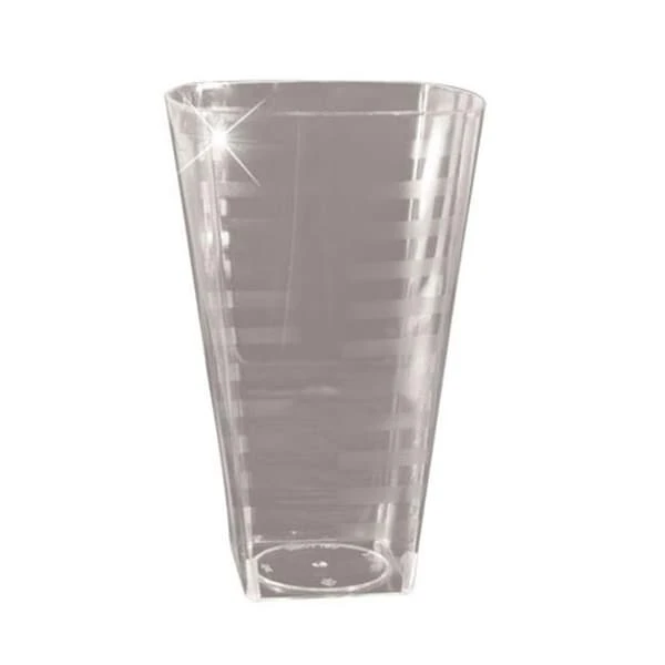 EMI Yoshi EMI-ST12 12 Oz Square Clear Plastic Tumbler - Pack Of 168