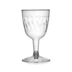 Fineline Settings 2207 Flairware 6 Oz Clear Wine Goblet 2 Piece
