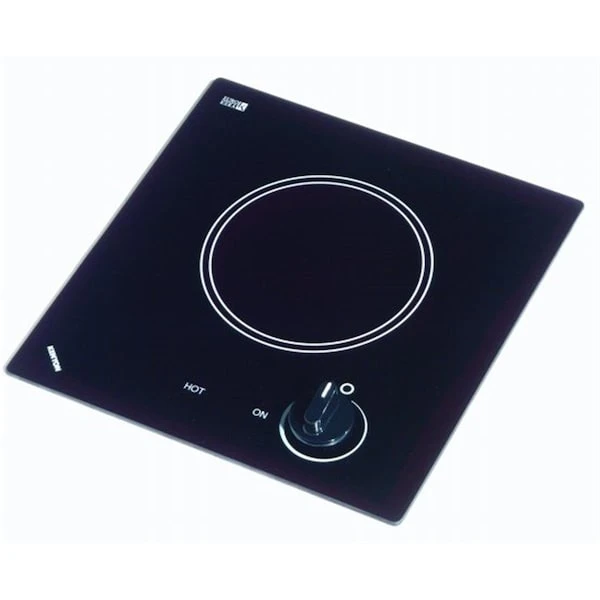 Kenyon B41605 Caribbean Series Single Burner Cooktop- Black With Analog Control- 6 .50 Inch 120V UL