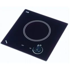 Kenyon B41696 Caribbean Series Single Burner Cooktop- Black With Analog Control- 6 .50 Inch 208V UL