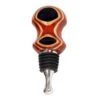 Ebony Eye Round Top Stainless Steel Wine Bottle Stopper
