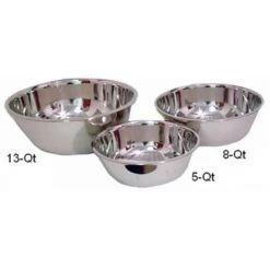 Lindy S 48D13 13-Qt Extra Heavy Stainless Steel Mixing Bowl