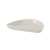 Vitrified China Half Moon Dish Eggshell - 7 In. - 2 Dozen