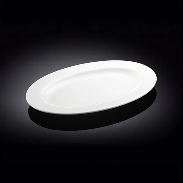 992025 12 In. Oval Platter, White, 24PK