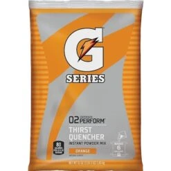 Gatorade 0 Thirst Quencher Instant Powder Sports Drink Mix, Powder, Orange Flavor, 51 Oz Pack