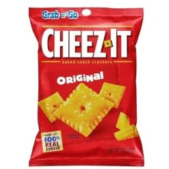 CHEEZIT36 Baked Snack Crackers, Cheese Flavor, 3 Oz Bag