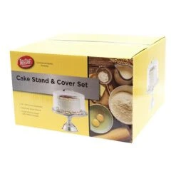 Cake Stand/Cover Set, 12.75"X13.75" H