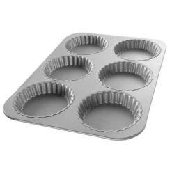 Fluted Tart Pan, 15-3/4 X 11-1/8 In, Steel