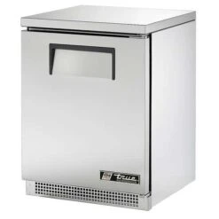 True Commercial Refrigerator, 6.3 Cu Ft, Stainless Steel