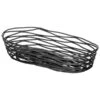 Artisian Basket, Oblong, Black Metal, PK6