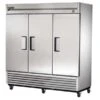 True Commercial Refrigerator, 72 Cu Ft, Stainless Steel