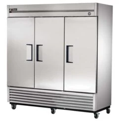 True Commercial Refrigerator, 72 Cu Ft, Stainless Steel